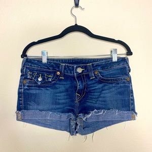 True religion low rise shorts!
